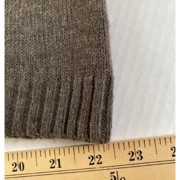 Alyx Womens Grey with Brown Undertones Scoop Neck Sweater Dress Size XL - Picture 7 of 8